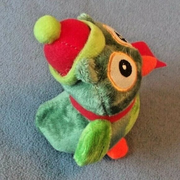 2/$35 Oriental Trading Company Christmas Owl Plush Collectible with Red Scarf - Picture 3 of 6